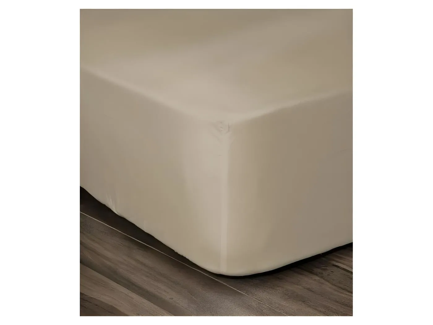 Spannbettlaken 100% Baumwolle 140x190cm - Beige