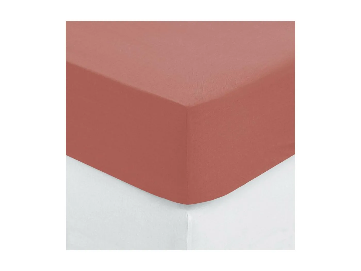 Spannbettlaken Baumwolle rosa 90x190cm