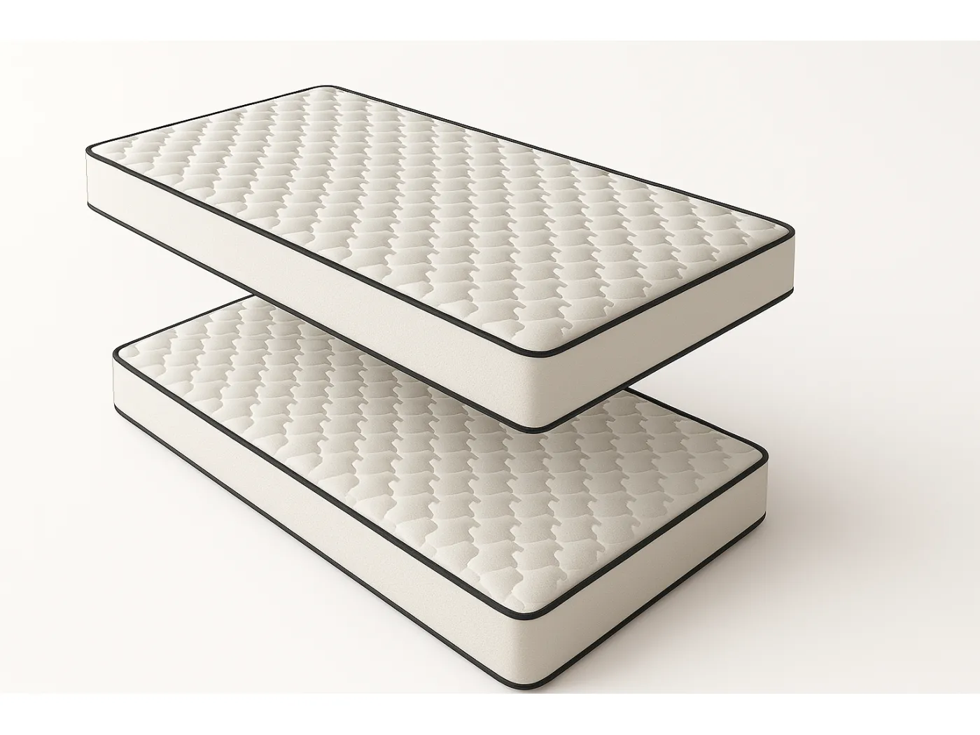 Pack 2 - DAGOSTINO HOME Matratze (90 x 190 x 15 cm)