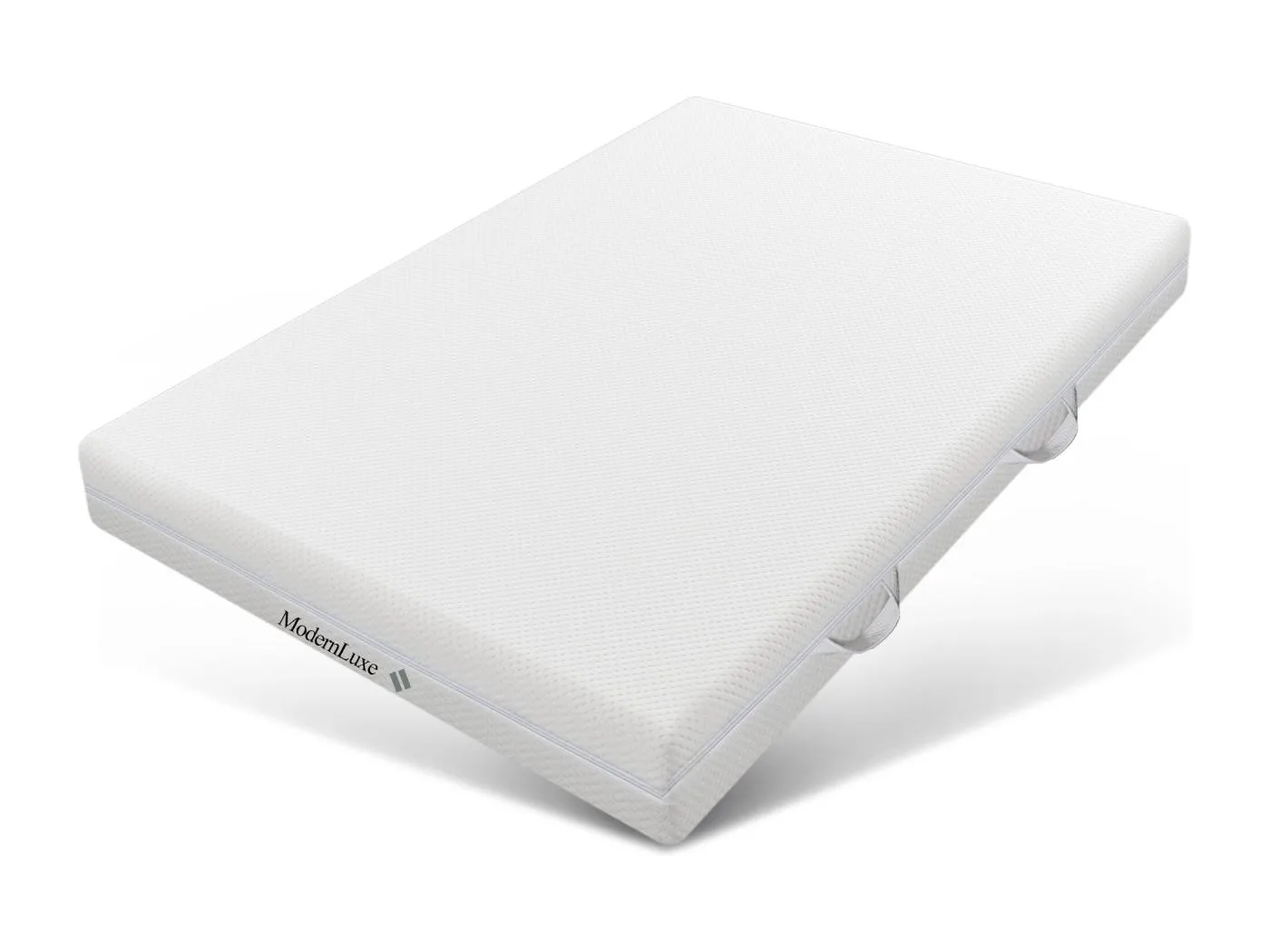 Matratze 180x200 cm, Schaumstoffstärke 20 cm – Härtegrad H3&H2 – waschbare Faser – Weiß