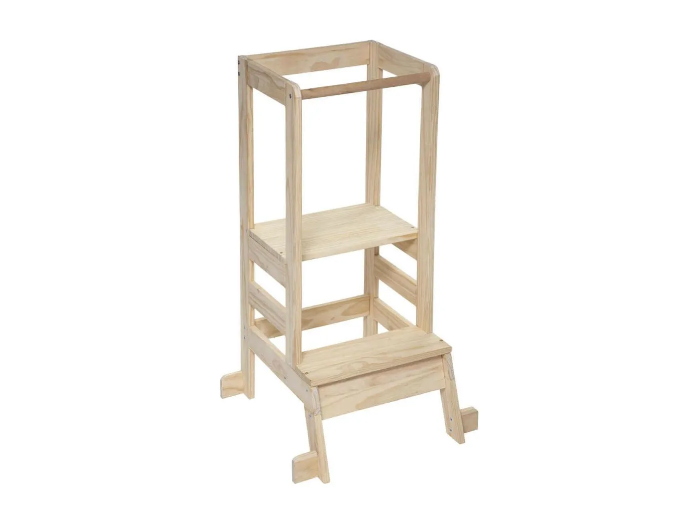 Lernturm Holz braun 90x51x51cm