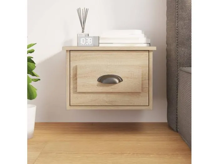 Wand-Nachttisch Sonoma-Eiche 41,5x36x28 cm