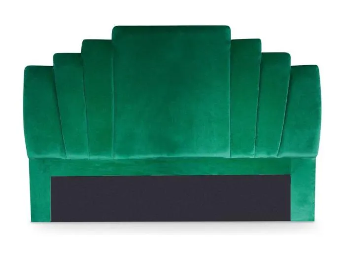 Samt Kopfteil Grün "Renaya" 180cm Modernes Design