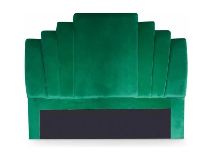 Samt Kopfteil "Renaya" 140cm Grün Praktisches & Trendiges Design