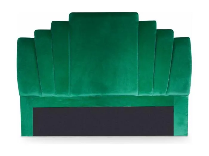Samt Kopfteil Grün "Renaya" 160cm Modernes Design