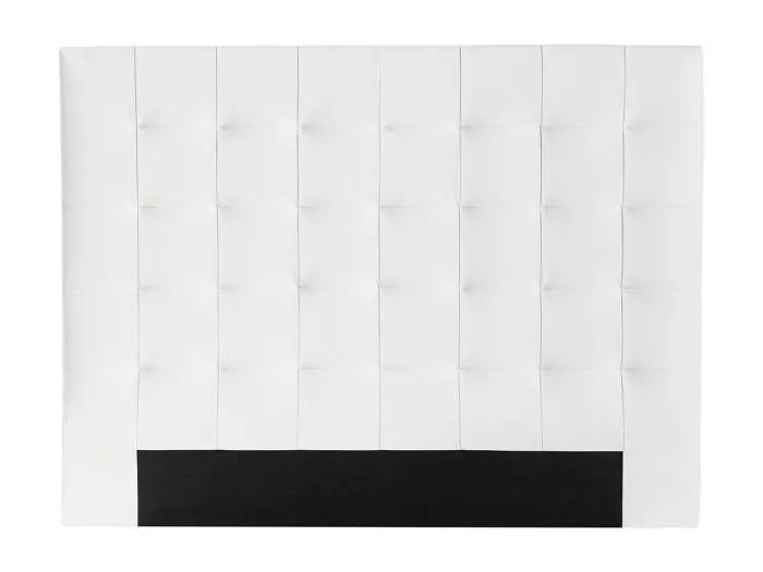 Bettkopfteil gepolstert weißes 160 cm HALCIONA