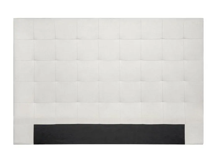Bettkopfteil gepolstert beige Stoff 180 cm HALCIONA