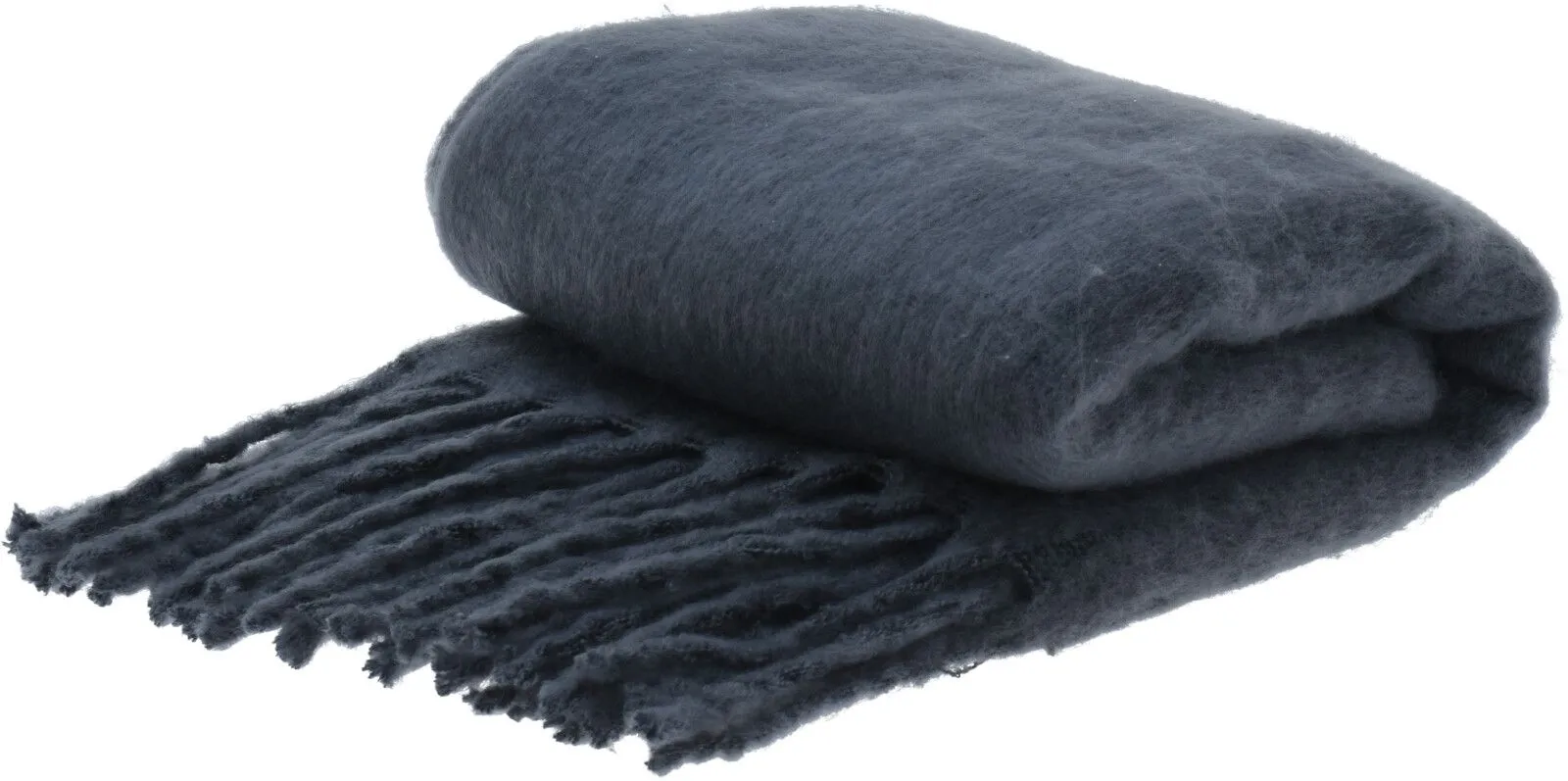 Decke FRINGE grau 341608