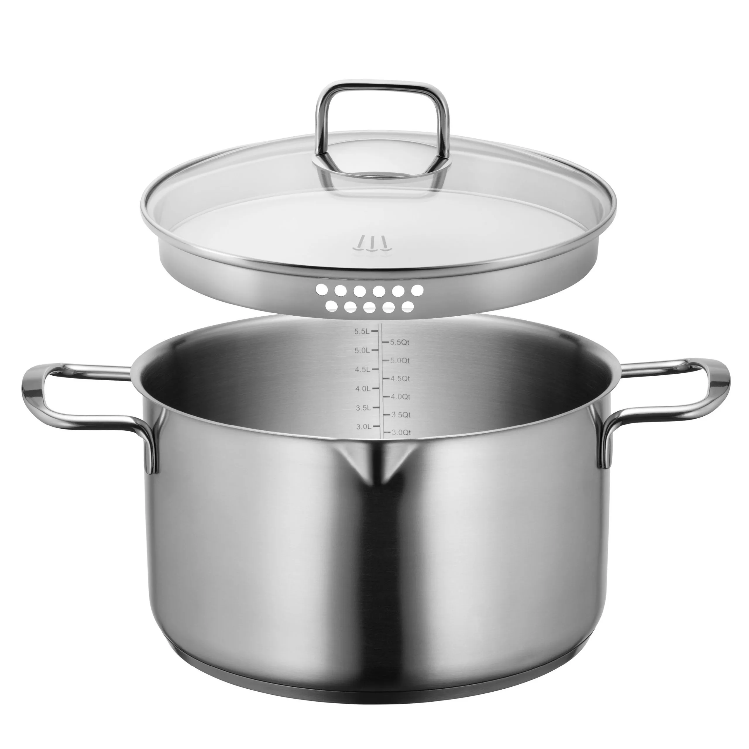 Topf mit Glasdeckel SANVITO 378465