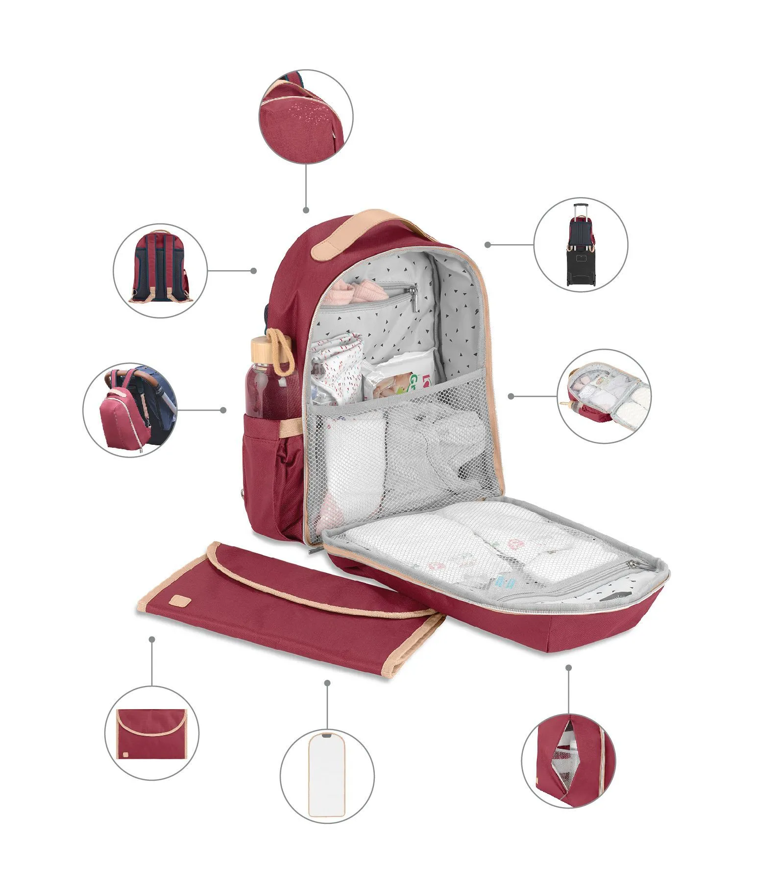 Wickelrucksack LE PYLA 455840