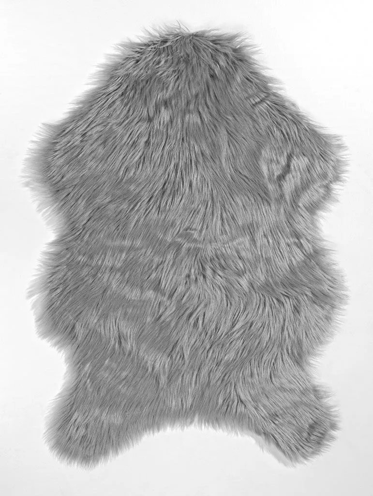 Kunstfell FUR grau 589118