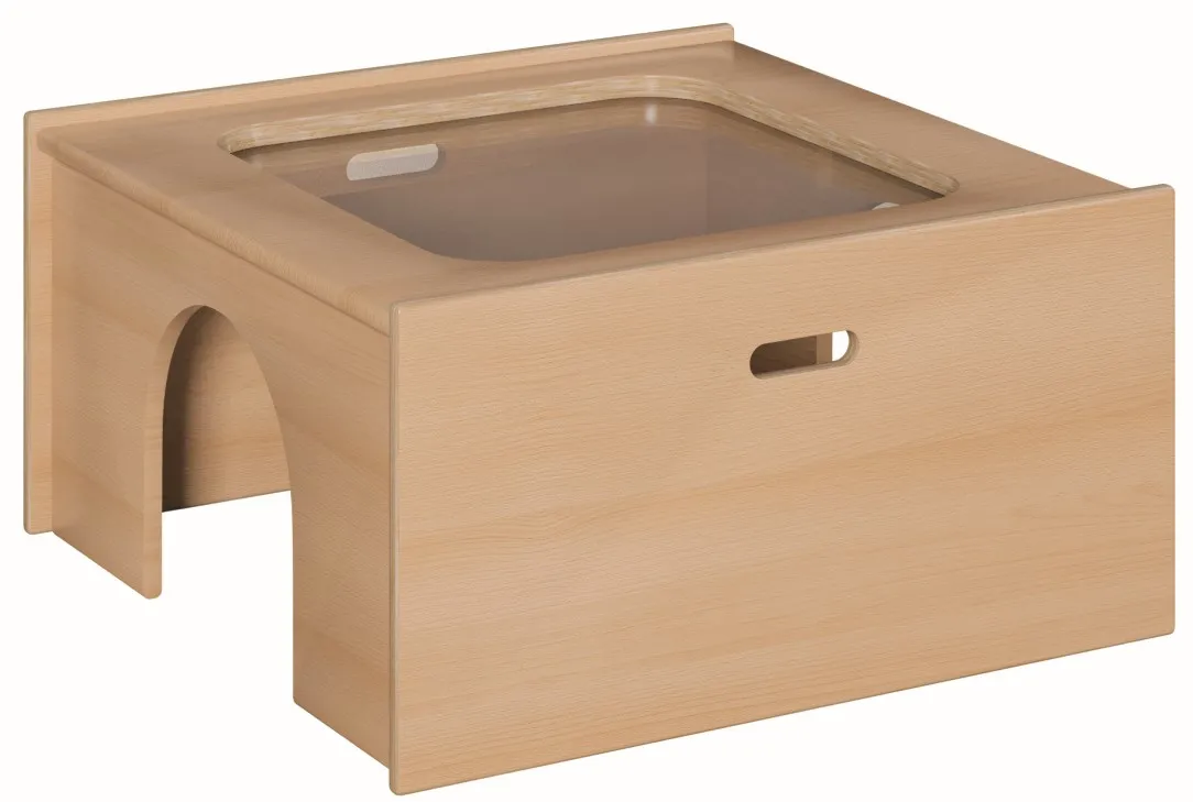 Podest - Tunnel Glaspodest