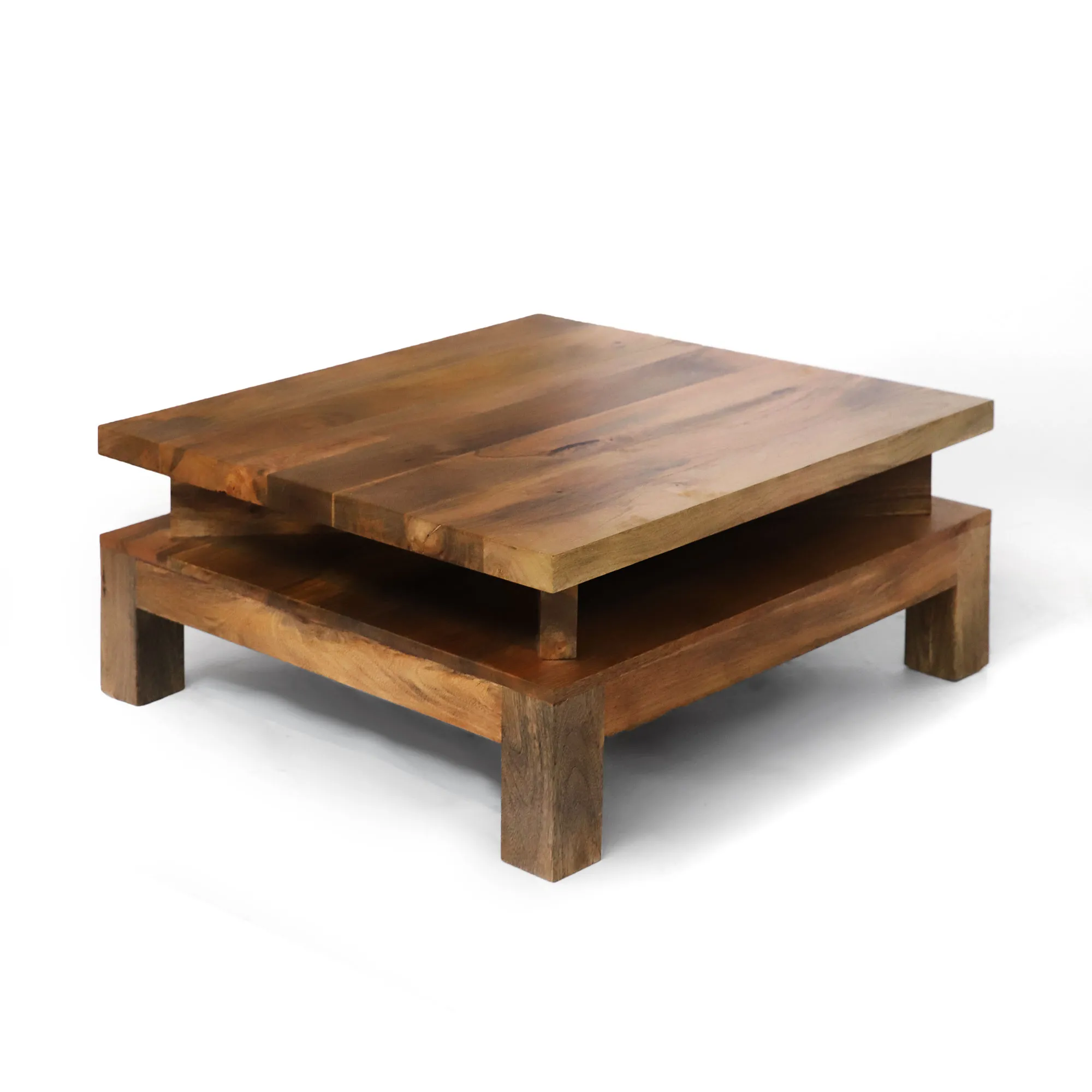 Couchtisch 'Templeton', Mangoholz, B 80 cm, L 80 cm, H 35 cm