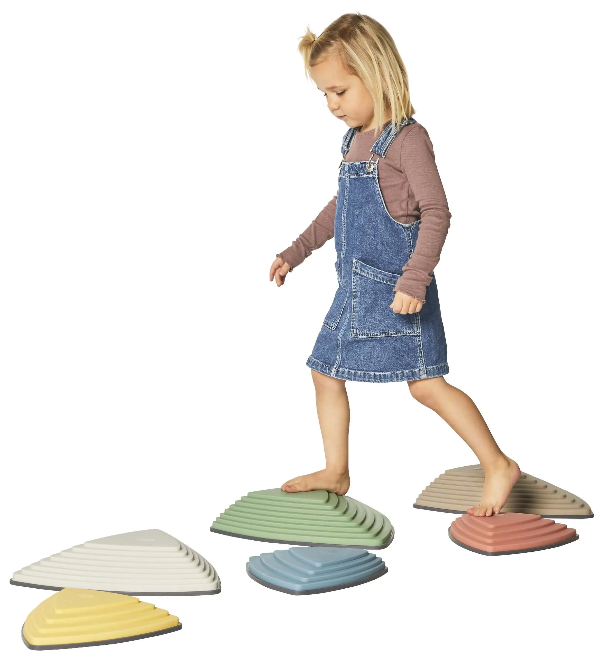 Gonge Balancier-Element "Fluss-Stein Nordic" im 6er-Set