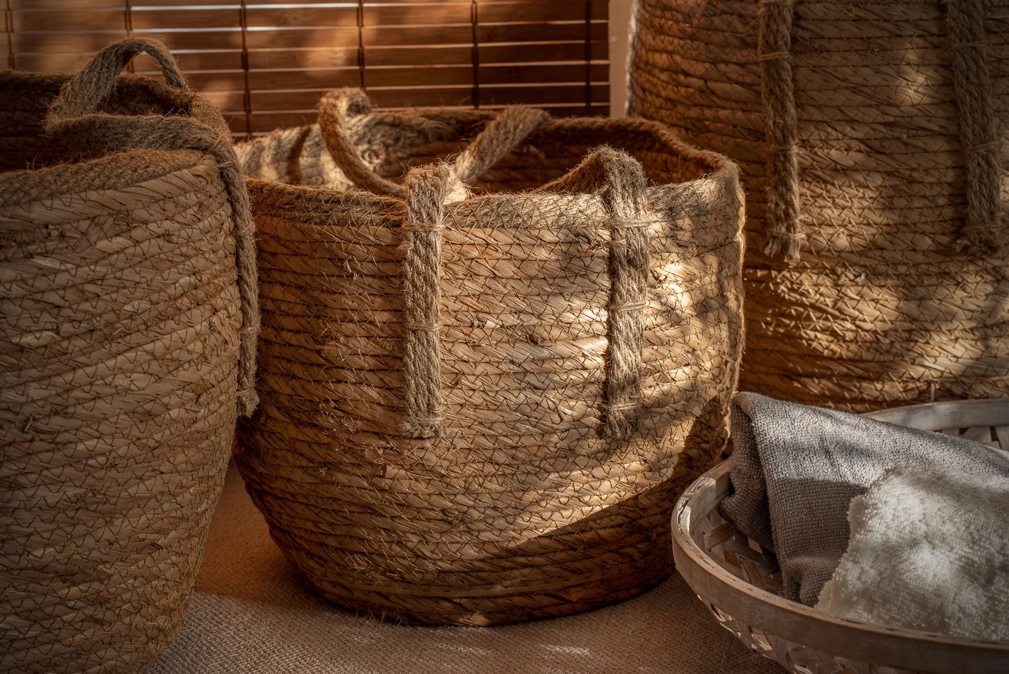 3er-Set Körbe 'Mestiere' aus Seegras