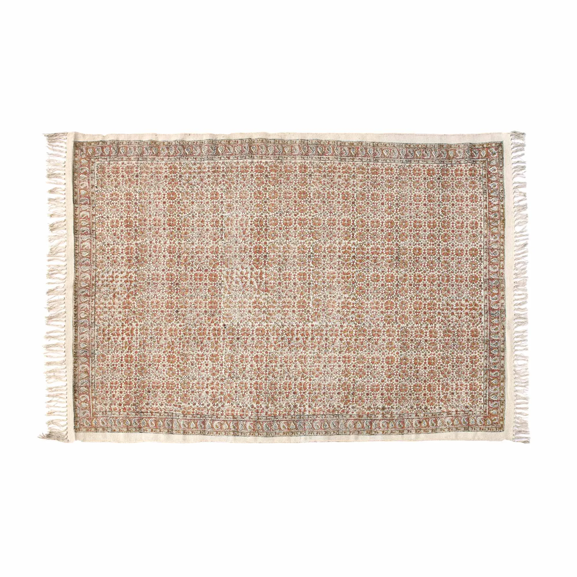 Teppich 'Dhoop', handbedruckt, T 140 cm, B 200 cm