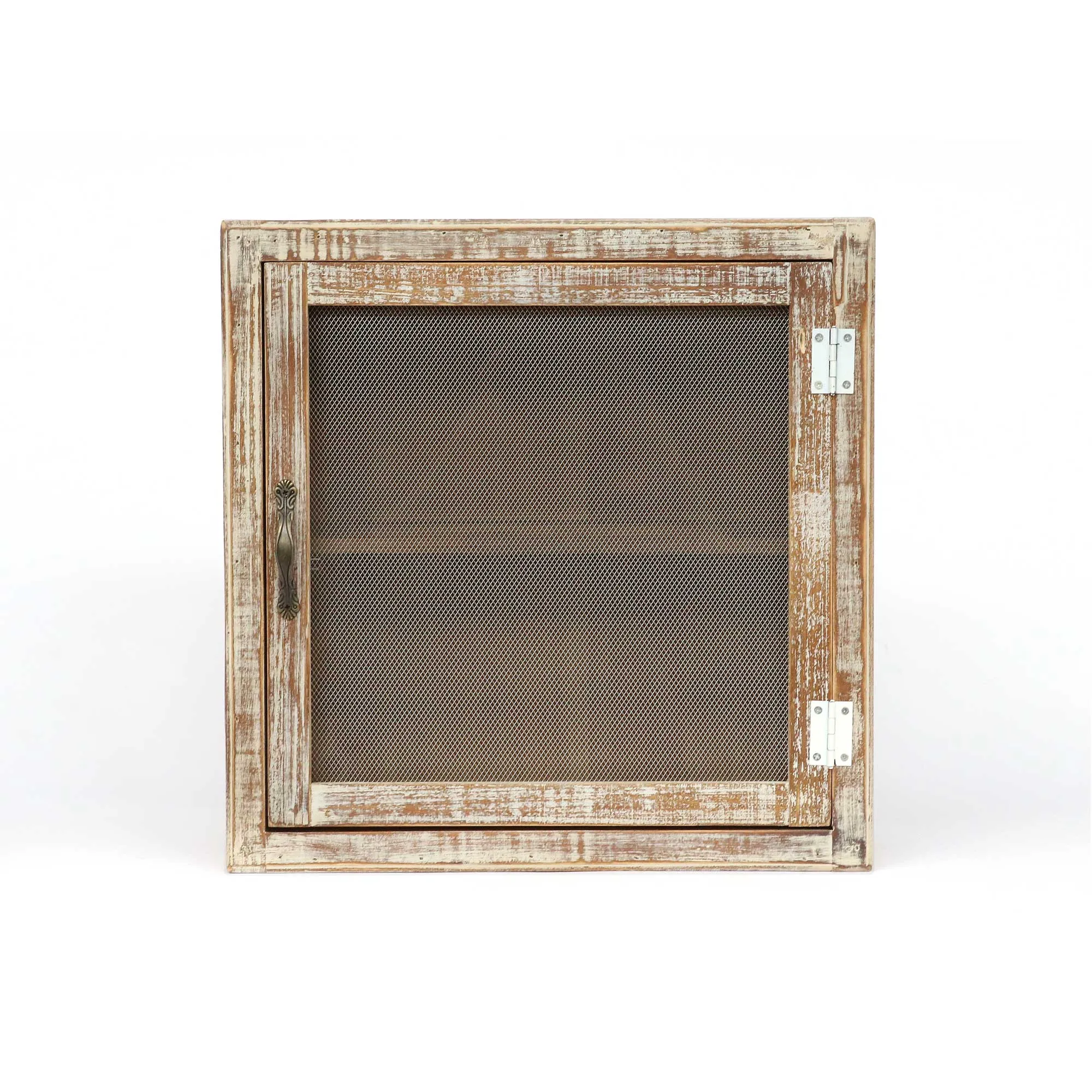 Wandschrank, Tannenholz, H 38 cm, B 38 cm, T 17 cm