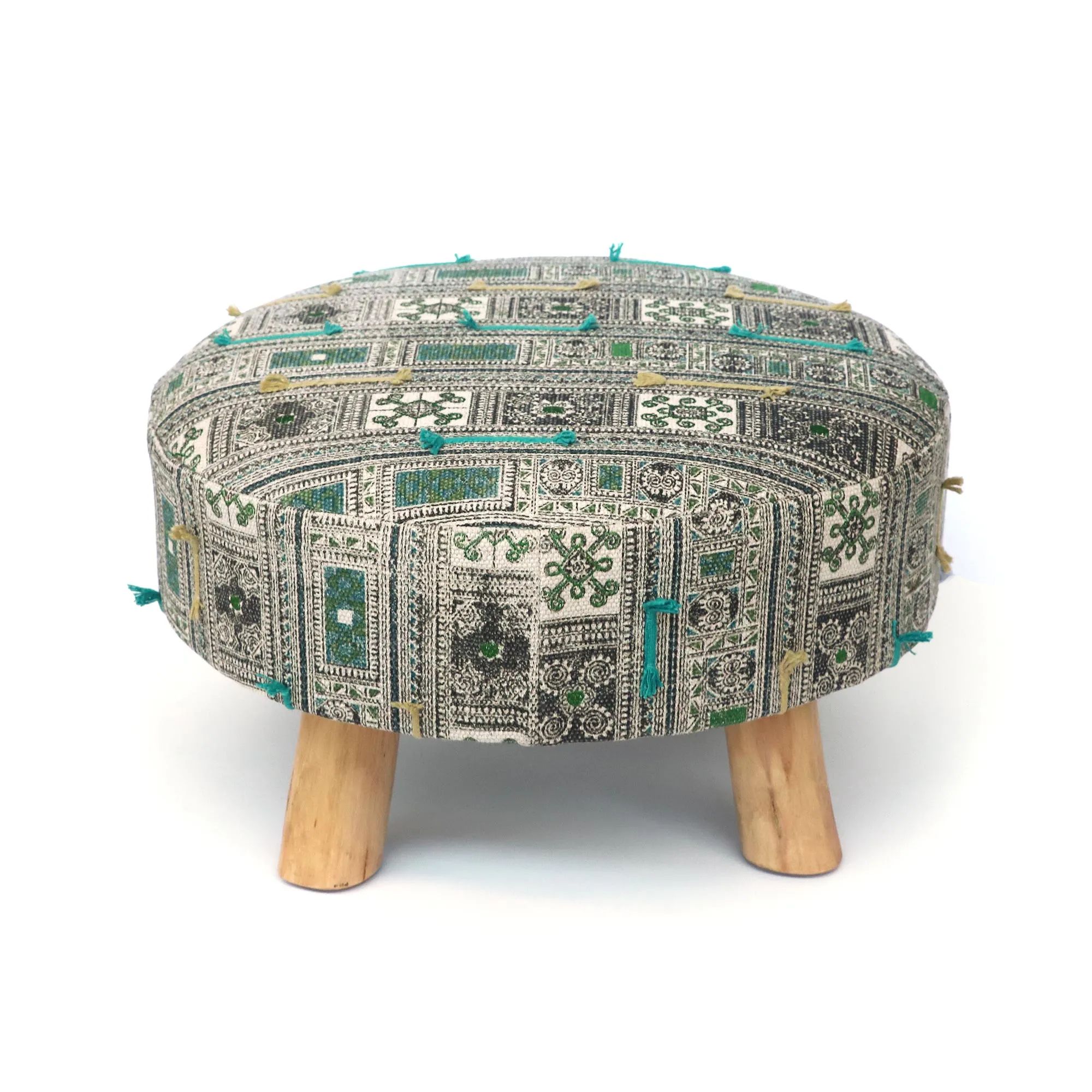 Hocker 'Unao', multicolor, Ø 60 cm, H 30 cm