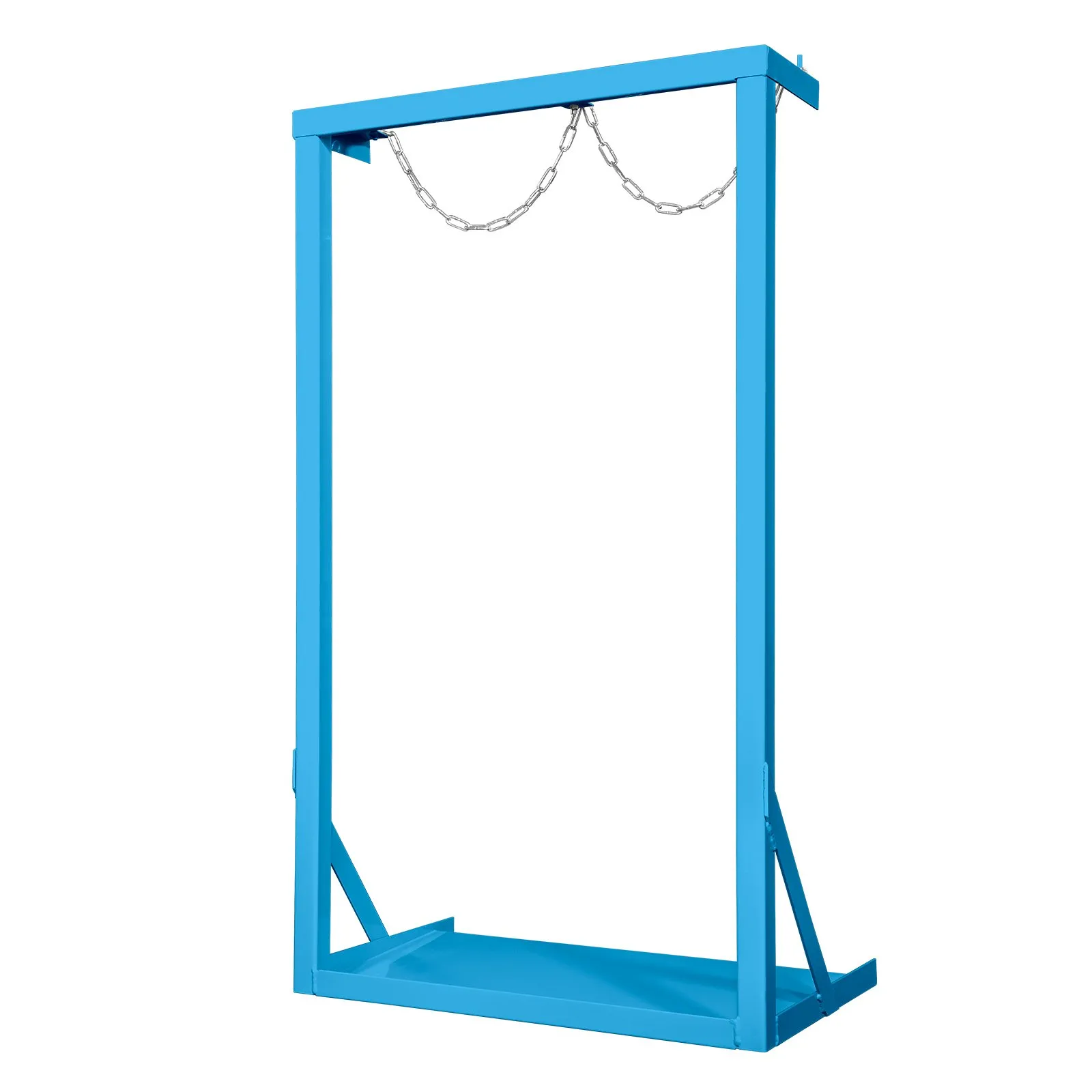 Gasflaschenständer für 2x10 Liter Flaschen | Lichtblau