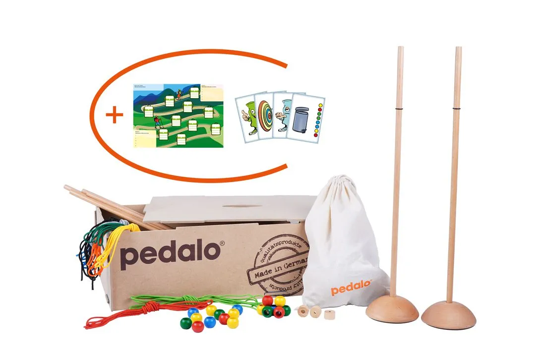 Pedalo Teamspiel-Box "4MOVE", Teambuilding Spiele für 4 bis 36 Personen
