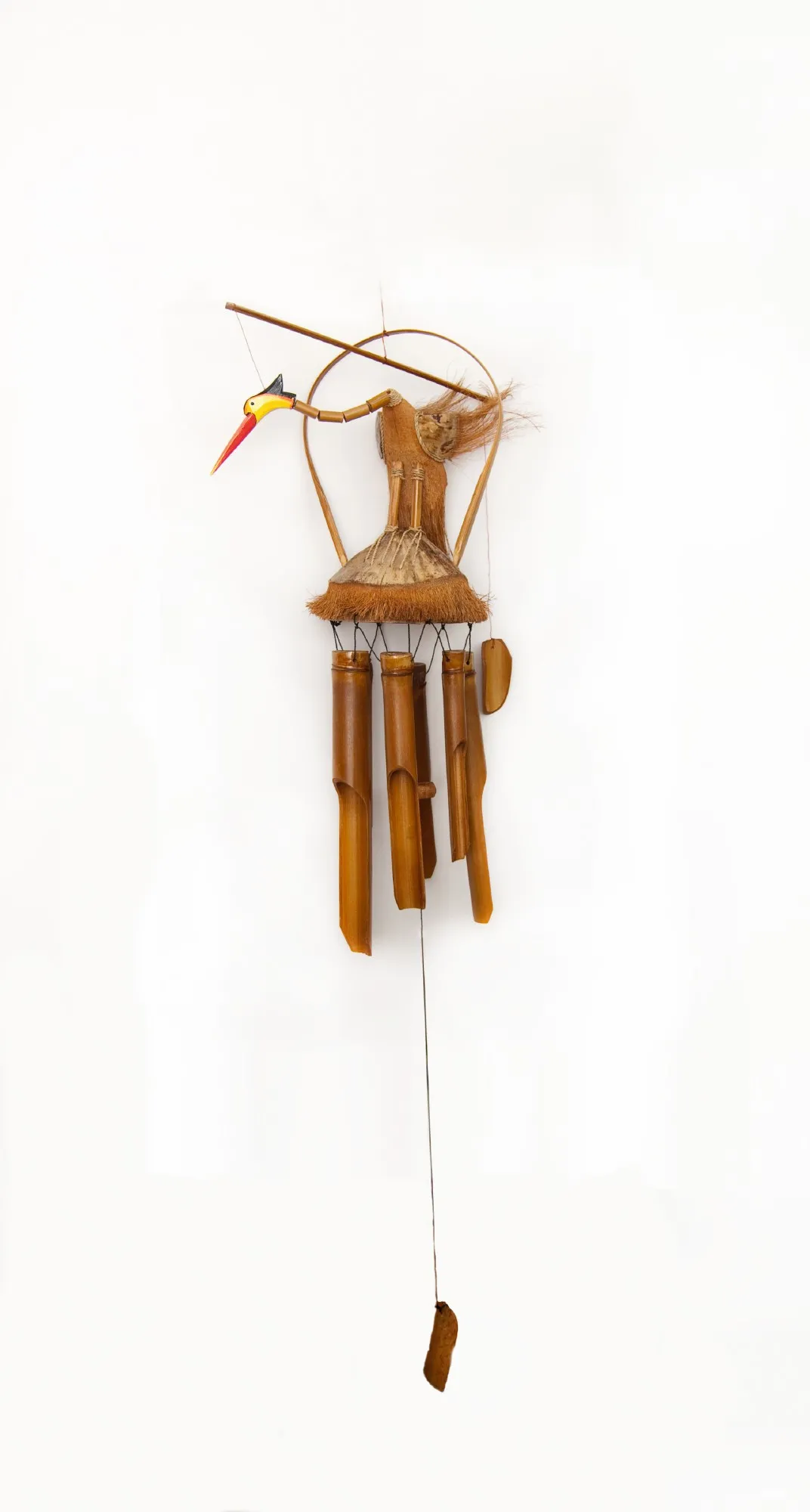 Windspiel 'Kranich', H 40 cm, Ø 20 cm