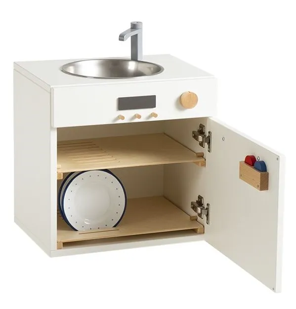 Dusyma Spiel-Spüle mit Spülmaschine, Element für Kinderküche