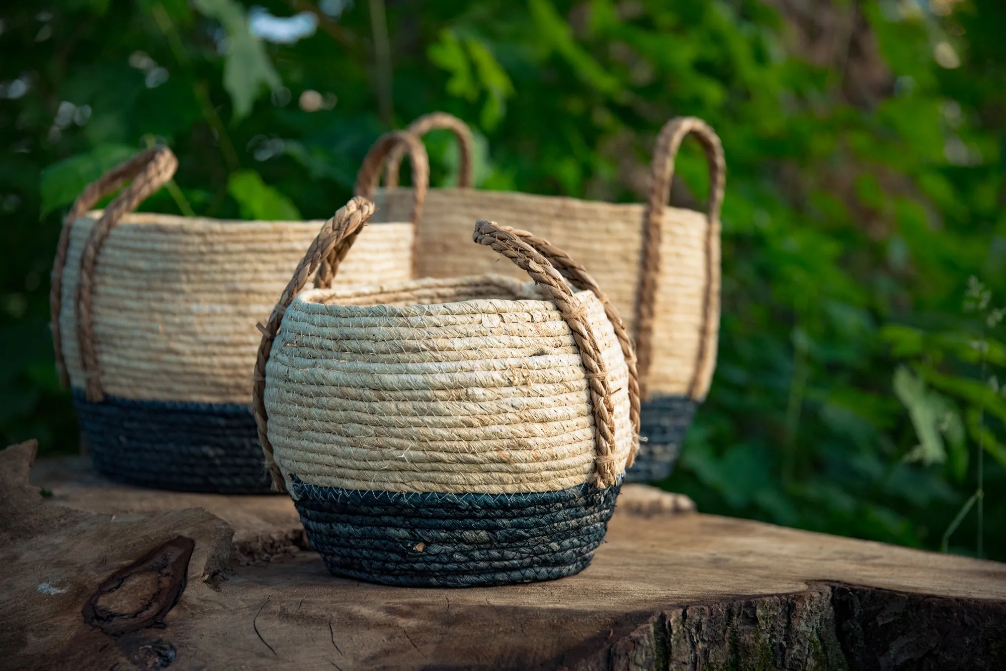 3er-Set Körbe 'Cetona' aus Maisfaser