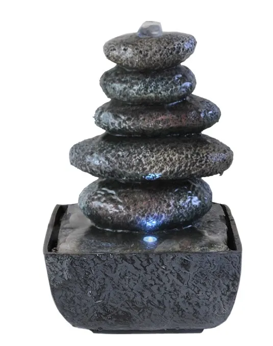 Wasserspiel mit Beleuchtung, B 17 cm, H 23,5 cm, T 17 cm