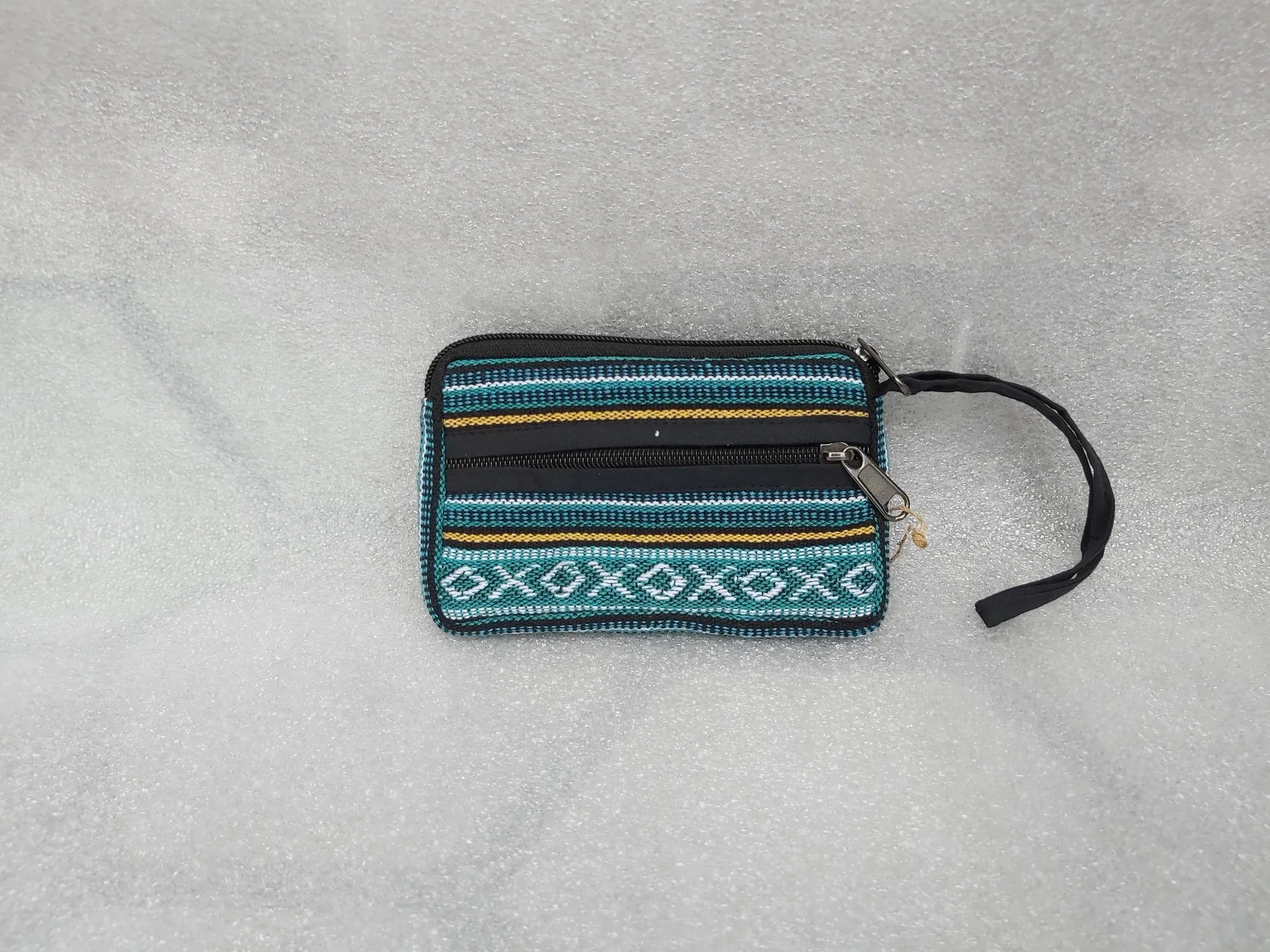 Zipper-Etui Nepalstyle, blau, B 16 cm, H 11 cm