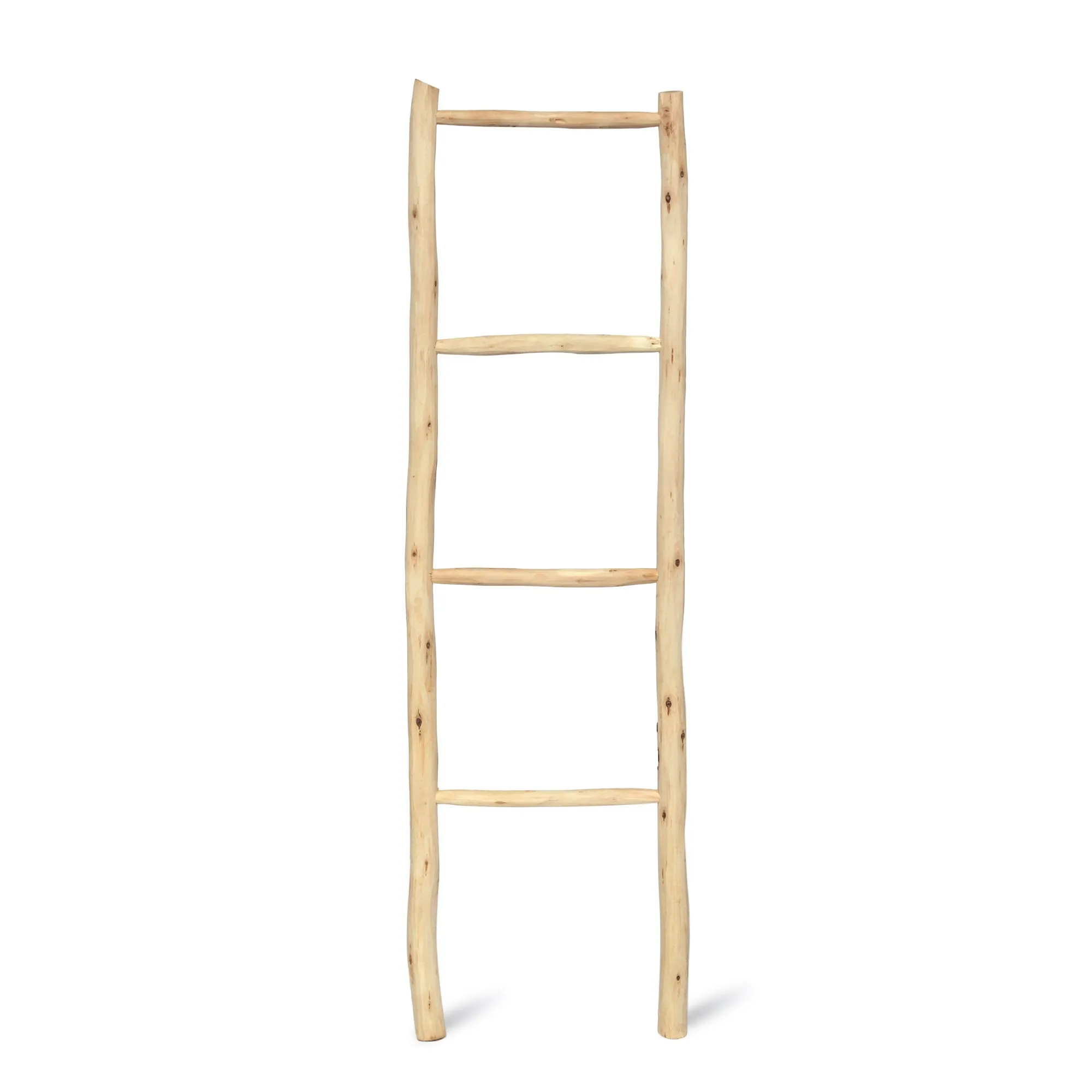 Handtuch-Leiter mit 4 Sprossen, natur, H 150 cm, B 40 cm