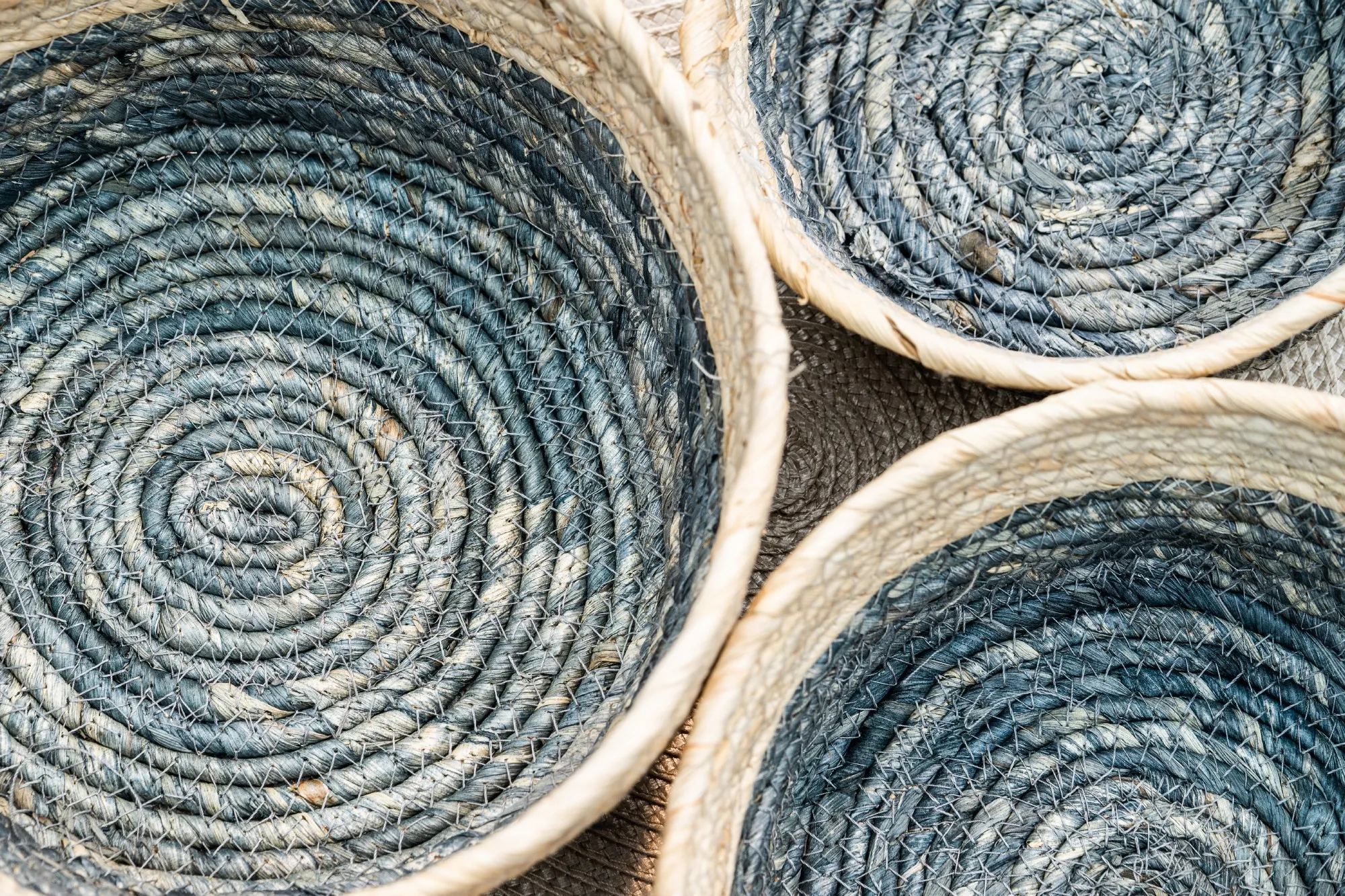 3er-Set Körbe 'Mezzo', natur, grau