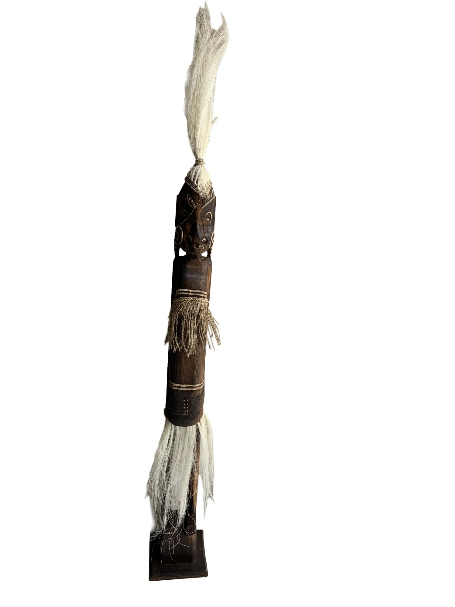 Primitif Figur 5/5, Albesiaholz, H 100 cm