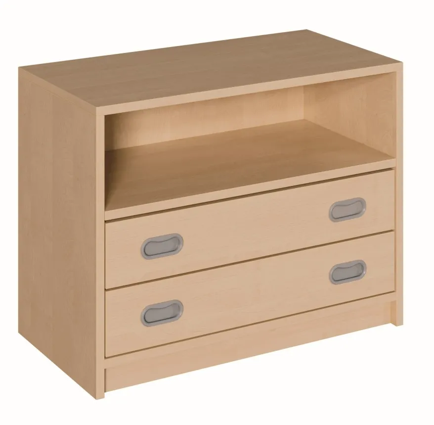 Schrank mit breiten Dekorschüben inkl. Fach, Breite 78 cm