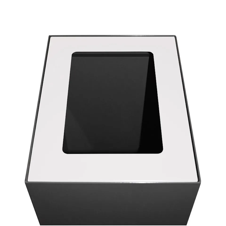 Deckel für modulare Abfalltrennanlage mit 60 Liter | HxBxT 2x25,5x33cm | Weiß