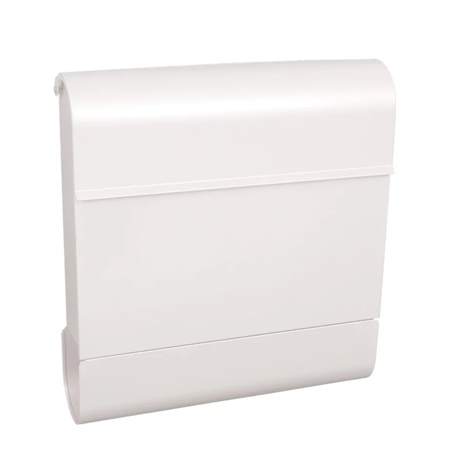 Wandbriefkasten Armilan mit Namensschild & Zeitungsfach | HxBxT 41x37,2x11,8cm | Einwurföffnung 32,5x3cm | Anthrazit