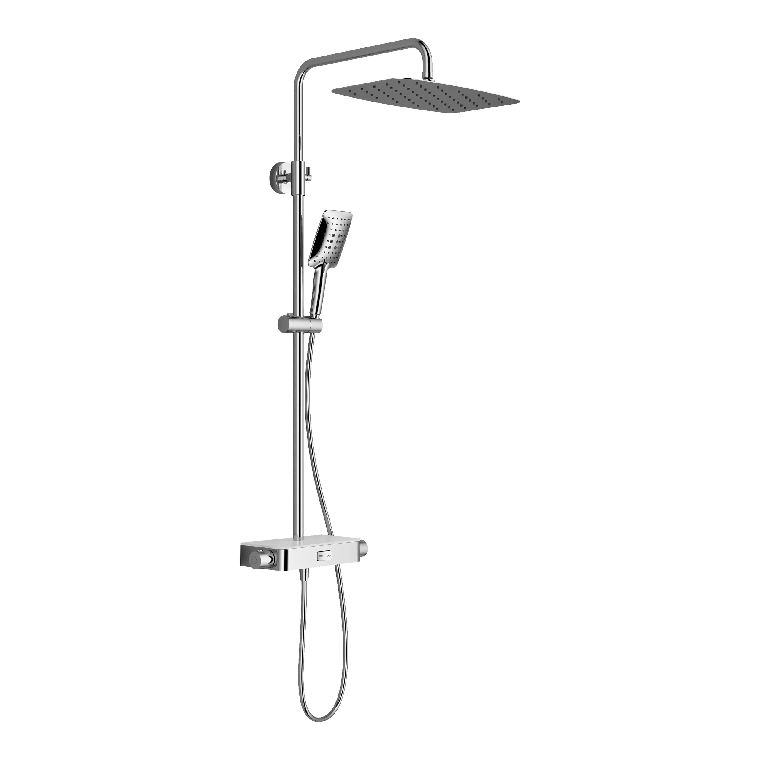 HSK Shower-Set Duschthermostat „RS AquaSwitch Softcube“ in weiß / chrom