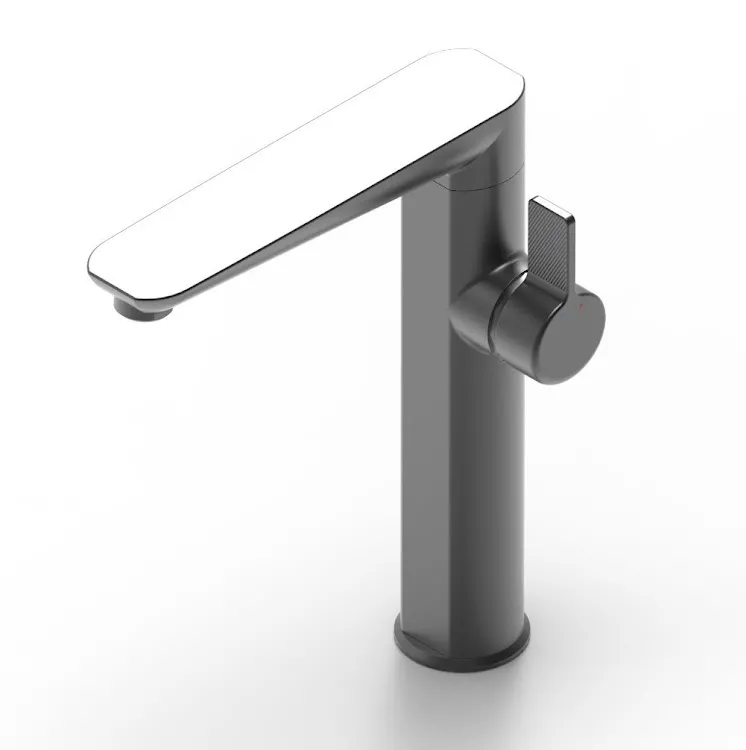 Einhebelmischer hoch „AquaXPro“ für freistehende Waschschüssel Ausladung 180 mm in Chrom