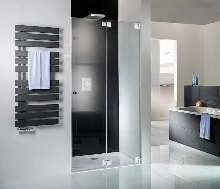 HSK Drehfalttür pendelbar „K2“ Glas Klar hell