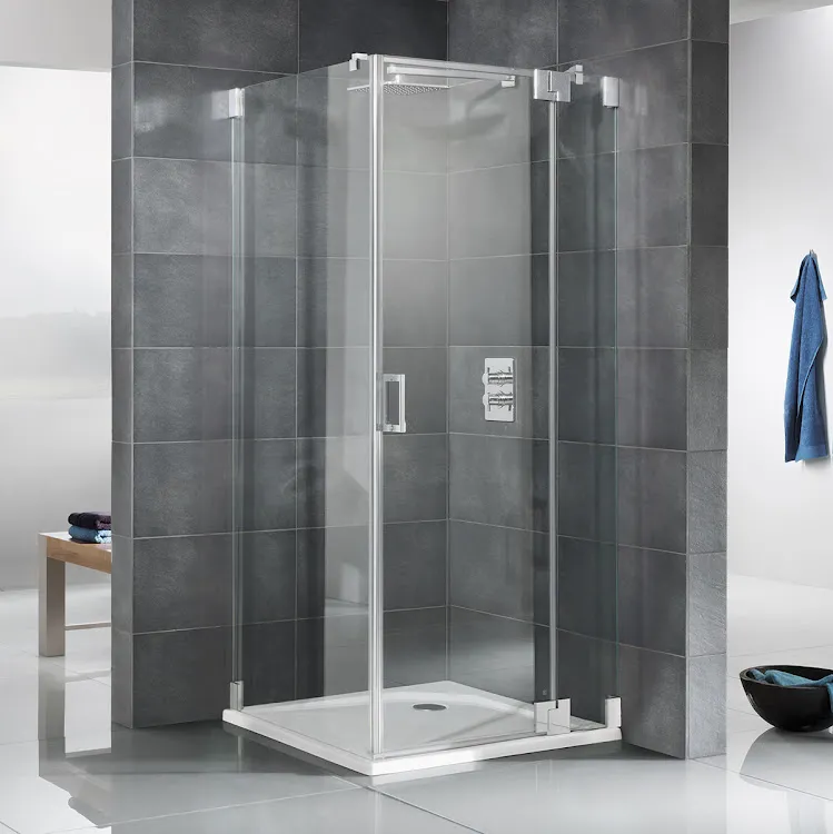 HSK Drehtür an Nebenteil mit Seitenwand „K2“ Glas Klar hell