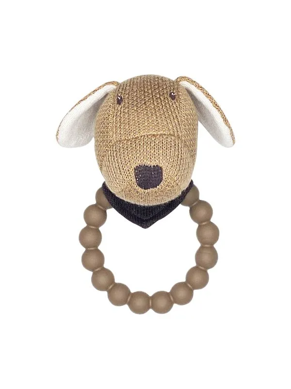 Smallstuff Rassel Dog Mit Beißring Nature