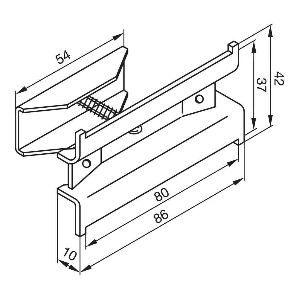 Zubehör Halter Badheizkörper weiß RAL 9016