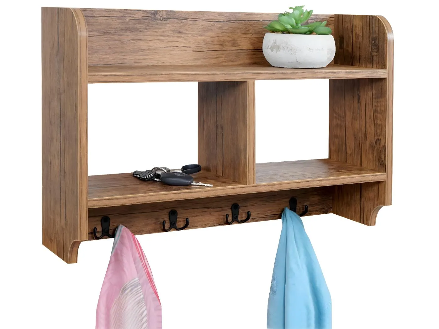 Wandgarderobe MCW-C68, Wildeiche-Optik