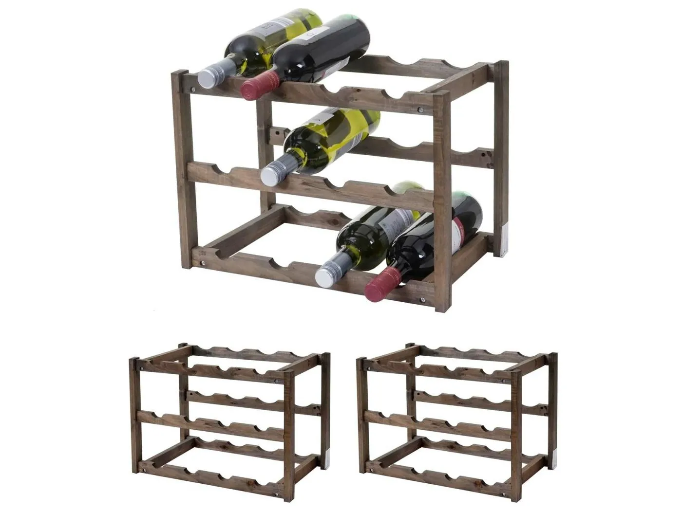 Weinregal MCW-B58 3 Böden, 3 Stück