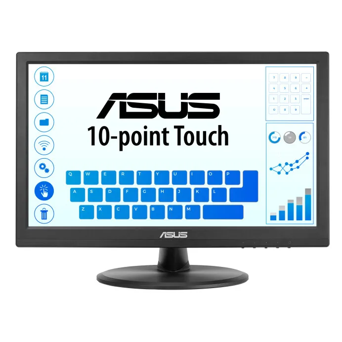 Asus VT168HR Touch Monitor 16" TN Monitor, 1366 X 768 WXGA, 60Hz, 5ms