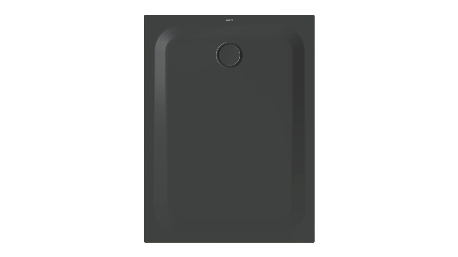 Bette rechteck Duschwanne „BetteUltra“ 120 × 90 cm in Ebony