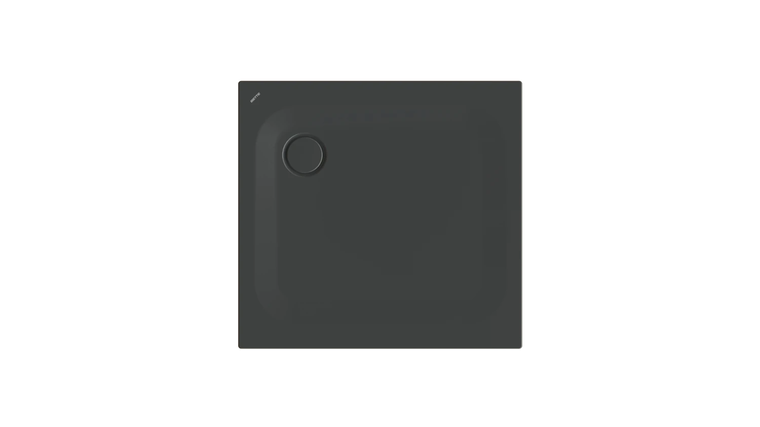 Bette rechteck Duschwanne „BetteUltra“ 90 × 85 cm in Ebony