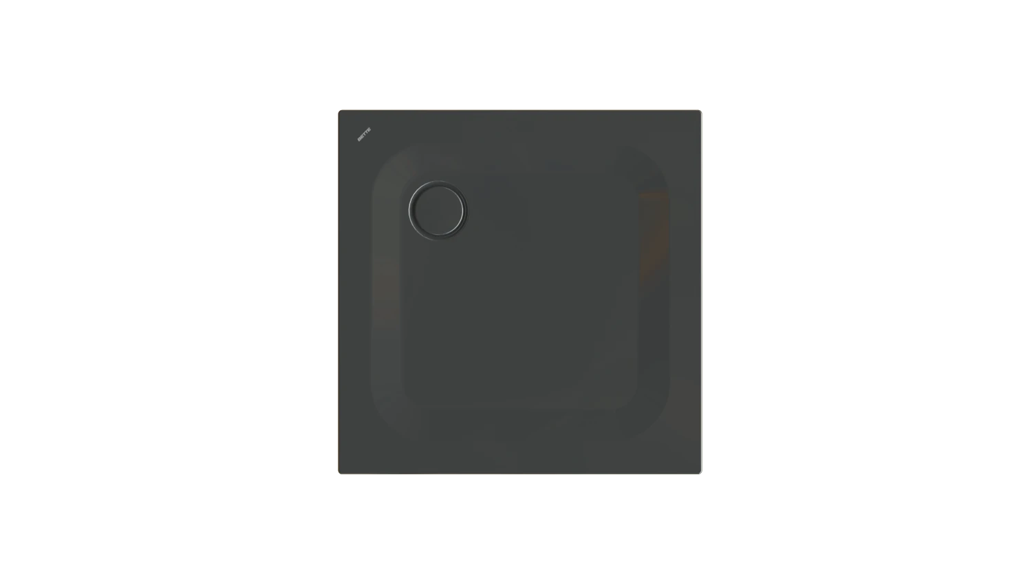 Bette quadrat Duschwanne „BetteUltra“ 85 × 85 cm in Schwarz