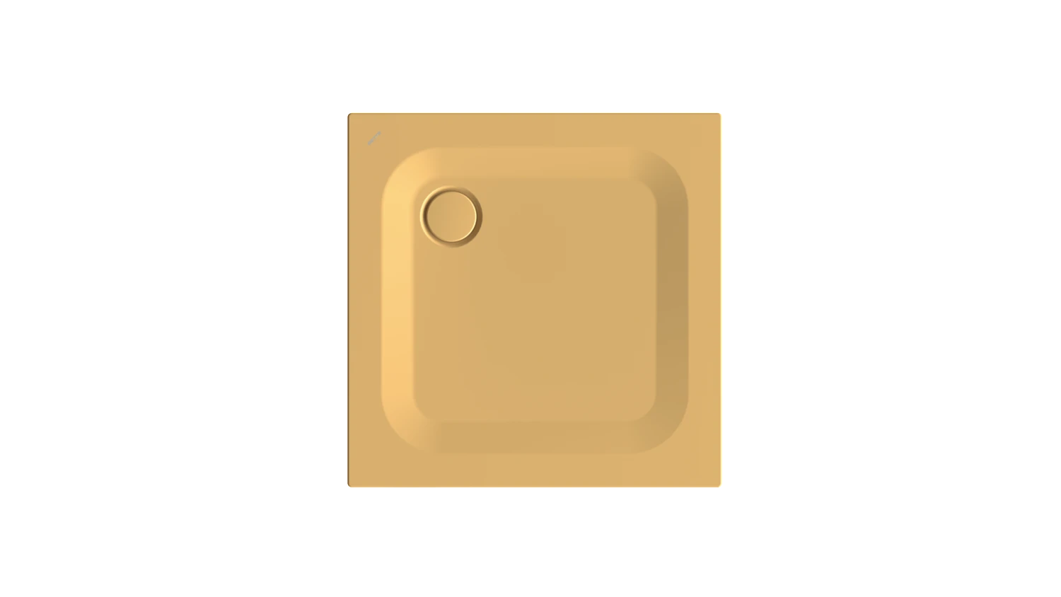 Bette quadrat Duschwanne „BetteUltra“ 85 × 85 cm in Curry