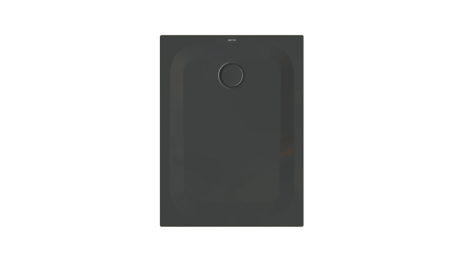 Bette rechteck Duschwanne „BetteUltra“ 100 × 75 cm in Schwarz