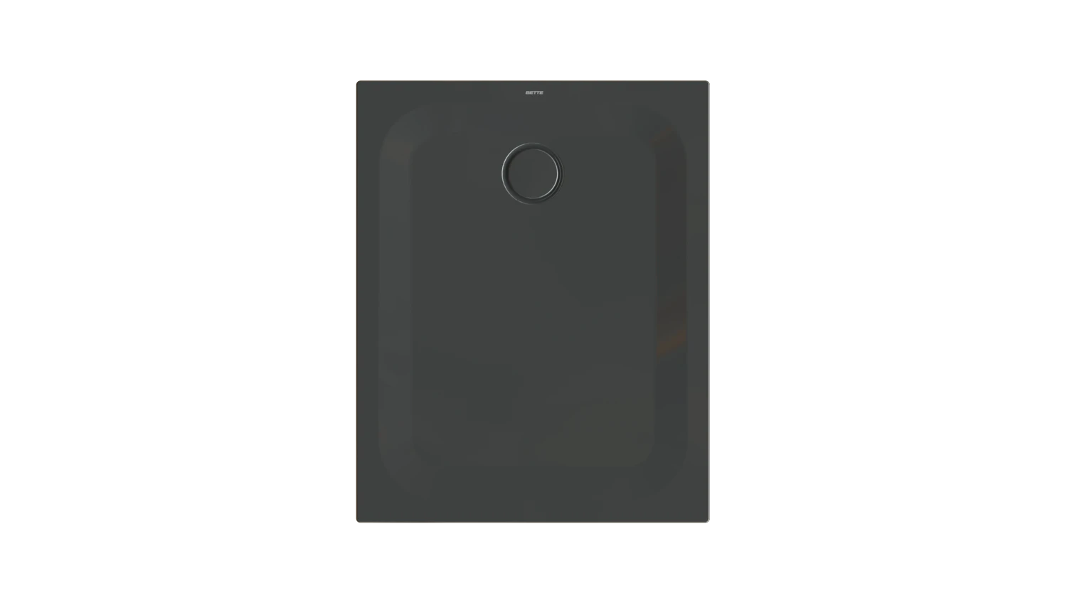 Bette rechteck Duschwanne „BetteUltra“ 100 × 80 cm in Schwarz